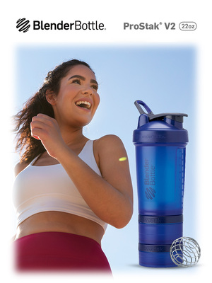 blenderbottle健身摇杯运动水杯 组合搅拌蛋白摇粉杯子便携摇摇杯