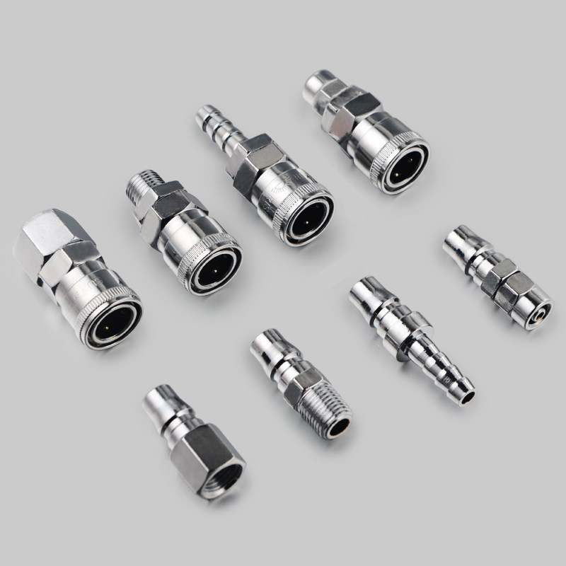 尼尔森气管快速接头气动C式公母PM20SM40SH20PH30SP40PP10山耐斯