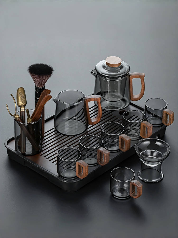 玻璃茶具套装泡茶专用茶壶茶杯轻奢高档功夫泡茶壶办公室家用新款