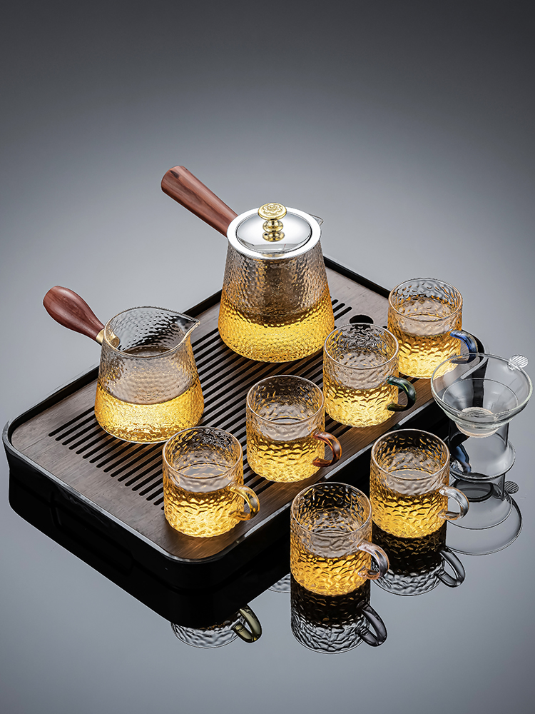 玻璃茶具泡茶专用套装2025新款功夫茶壶茶杯家用办公室会客泡茶壶