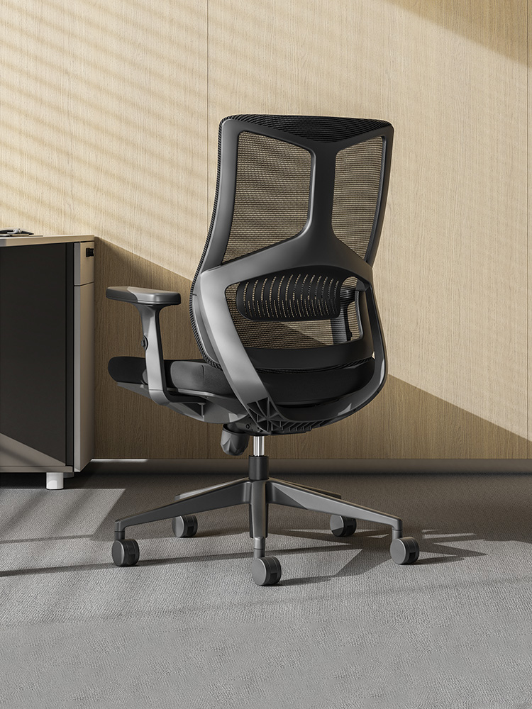 圣奥 办公椅会议室座椅家用舒适电脑椅子sunon久坐人体工学转椅子