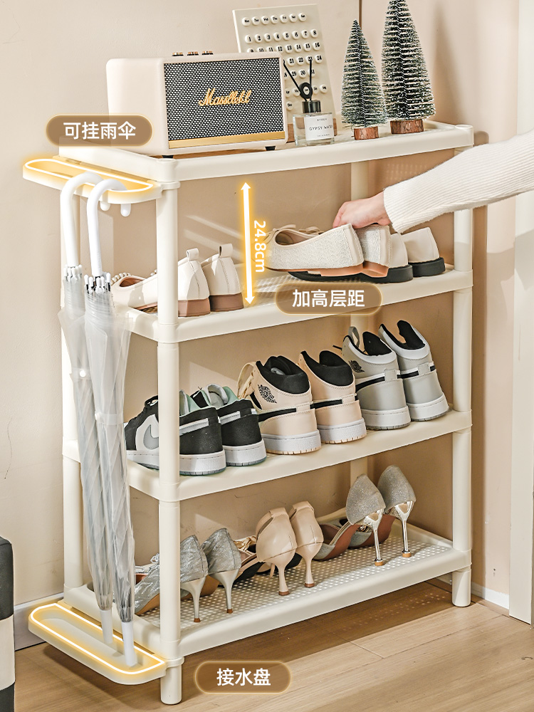 鞋架家用门口多层塑料鞋架入户门加厚鞋柜简易鞋架2025新款爆款