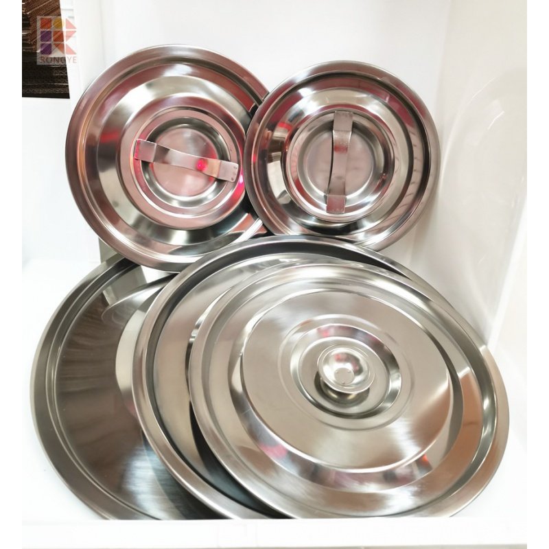 PS加厚不锈钢汤锅汤桶盖20-60cm凹凸下沉式平盖煲盖卤锅盖子密封,厨房/烹饪用具,锅盖,淘宝优惠券,粉丝福利购,淘宝优惠卷