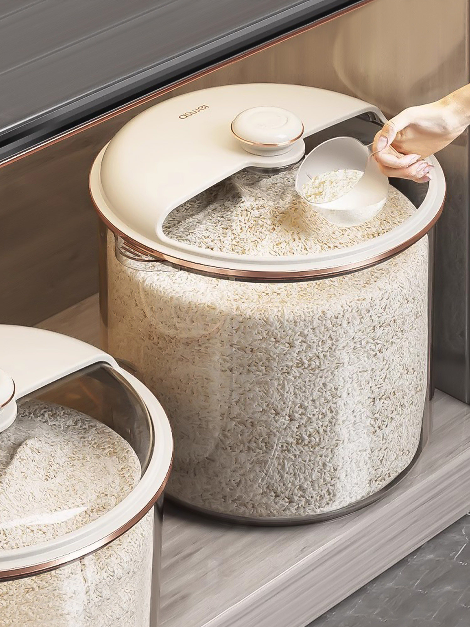 日本米桶家用防虫防潮密封米缸食品级装大米收纳盒米箱面桶储物罐,3C数码配件,USB多功能数码宝,淘宝优惠券,粉丝福利购,淘宝优惠卷