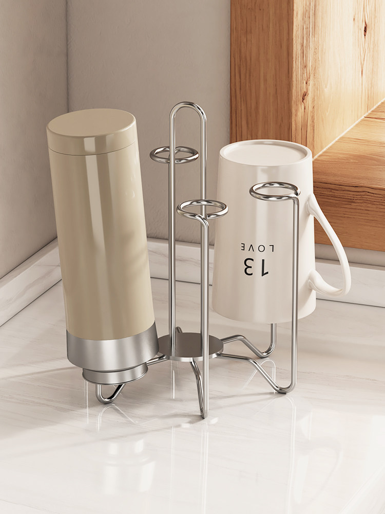 304不锈钢桌面沥水杯架倒挂高颜值厨房收纳架置物架茶杯架子家用,厨房/烹饪用具,厨房置物架/置物柜/角架,淘宝优惠券,粉丝福利购,淘宝优惠卷