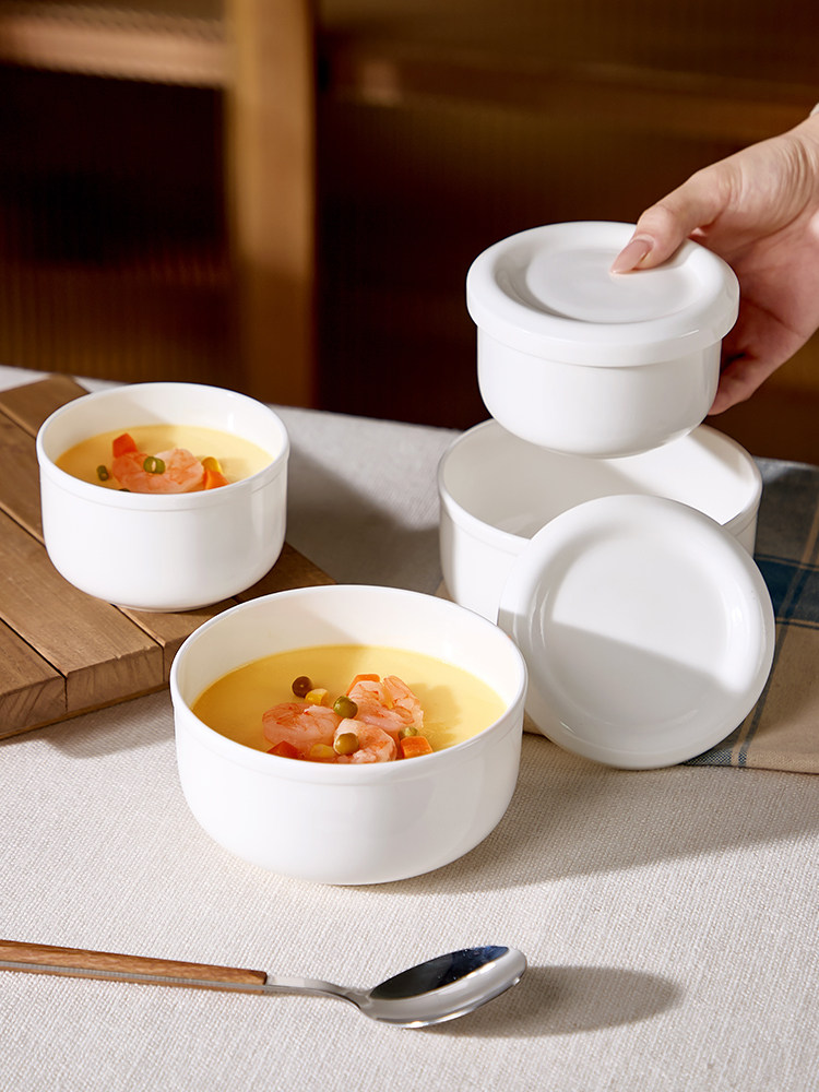 蒸蛋碗陶瓷蒸碗带盖蒸鸡蛋羹专用碗家用蒸饭蒸菜蒸蛊炖蛊水煮蛋碗,餐饮具,碗,淘宝优惠券,粉丝福利购,淘宝优惠卷