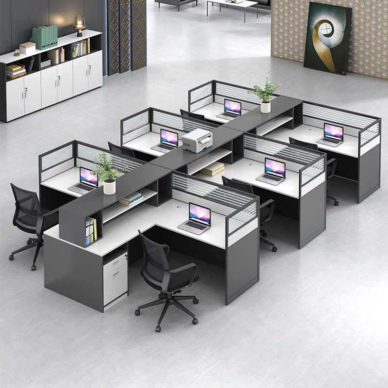 职员办公桌员工位四人位办公室桌椅组合简约现代工位财务桌卡座,商业/办公家具,组合/屏风工作位,淘宝优惠券,粉丝福利购,淘宝优惠卷