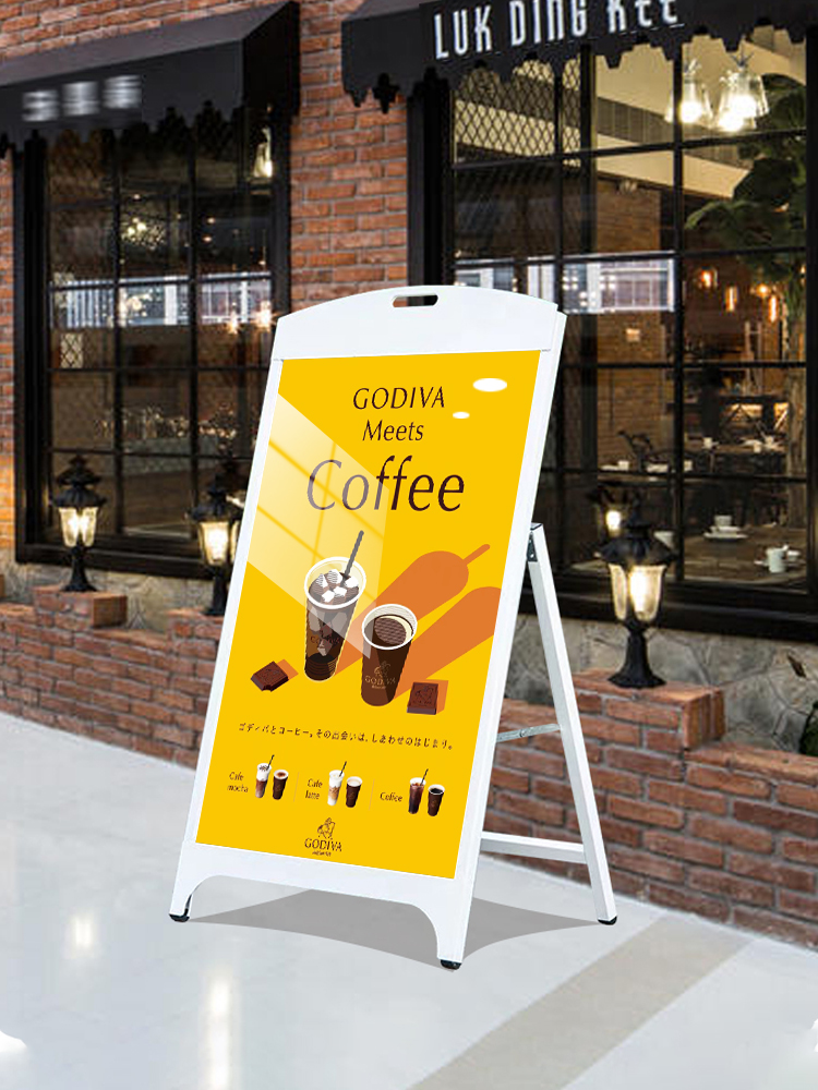 海报架防风立式落地式户外宣传架展示架海报设计制作招聘广告展架