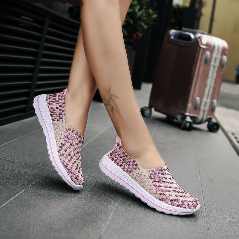 舒夏季老北YGF京布鞋女镂妈透气运动鞋适妈空休闲鞋一脚蹬孕妇懒,运动鞋new,老爹鞋,淘宝优惠券,粉丝福利购,淘宝优惠卷