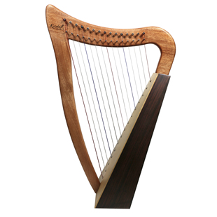 Kristall台湾爱尔兰小竖琴8 正品 15弦初学者小众乐器便携专业Harp
