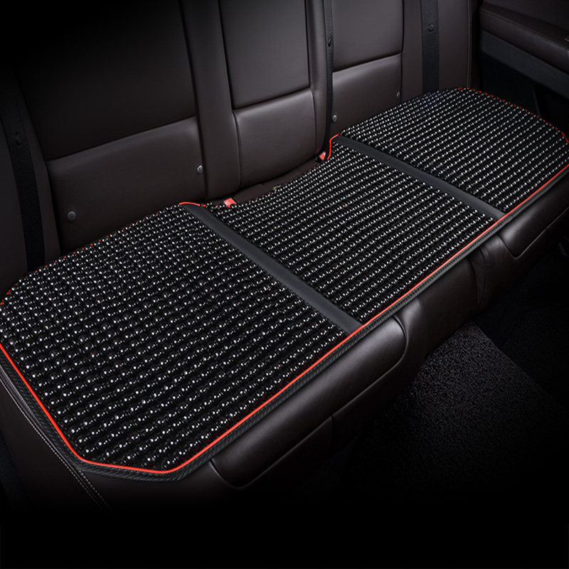 卡通木珠汽车坐垫单片夏季透气通风无靠背后排座三人夏天珠子座垫