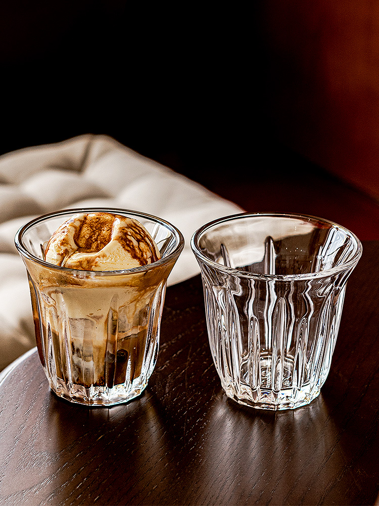 精致dirty咖啡杯套装设计感意式拿铁玻璃杯高级感创意咖啡杯子