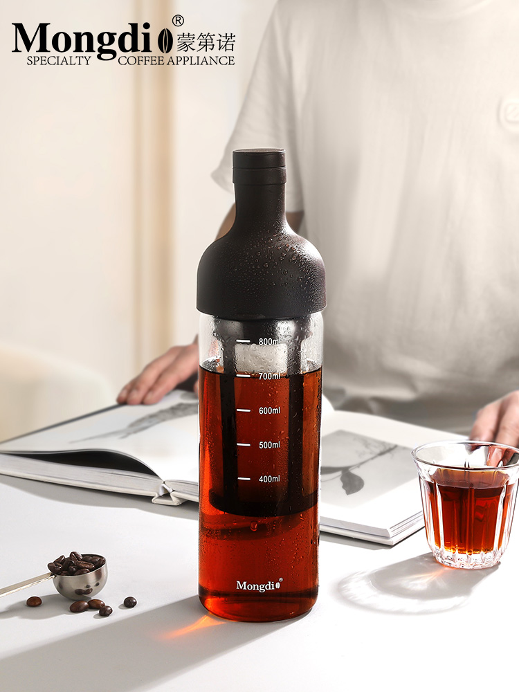 Mongdio冷萃壶冷萃咖啡壶大容量玻璃冷泡壶冷萃瓶冰滴冷萃杯茶壶