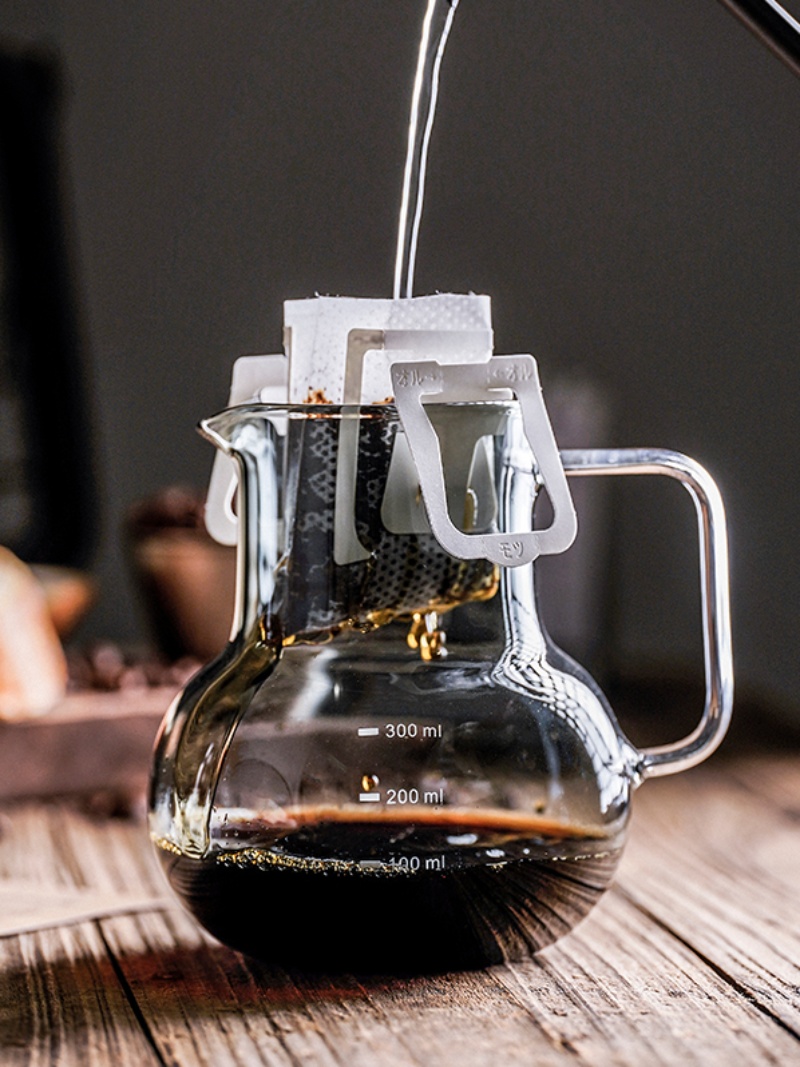 日式刻度挂耳手冲咖啡壶套装分享壶v60滤杯玻璃手工冲泡咖啡器具