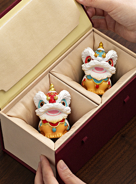 创意佛山醒狮文创特色礼品套装商务活动年会送客户伴手礼生日礼物