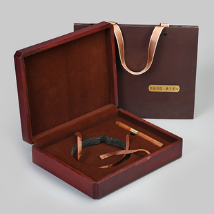 均能手造 茶饼礼盒空盒 高档 普洱茶茶饼盒木盒200克/357克收纳盒