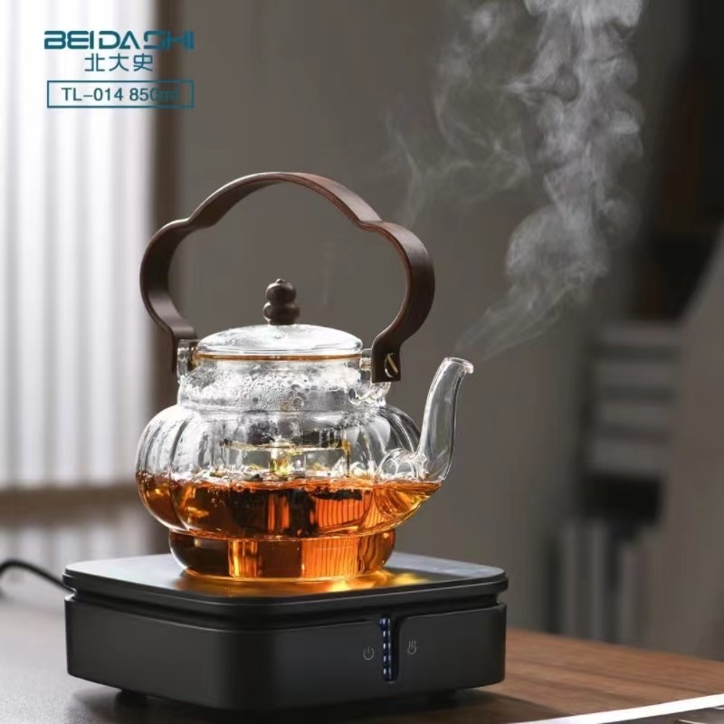 北大史蒸汽煮茶壶玻璃泡茶壶电陶炉围炉煮茶器茶具套装家用烧水壶,餐饮具,整套茶具,淘宝优惠券,粉丝福利购,淘宝优惠卷