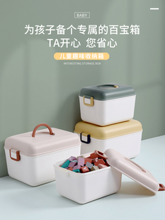 孙小美收纳箱家庭装学生宿舍常备急用箱急救胶布储物收纳盒家用