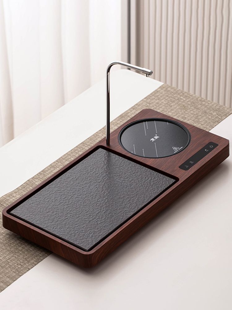 茶盘家用电陶炉多功能一体茶具套装泡茶茶台办公室小型干泡台茶盘