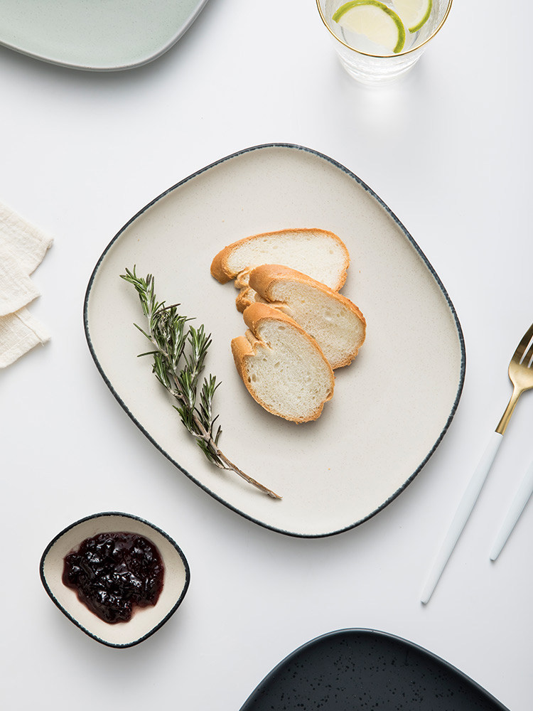 盘子菜盘家用ins风餐盘西餐牛排甜品碟不规则异形北欧精致高级感,餐饮具,盘,淘宝优惠券,粉丝福利购,淘宝优惠卷