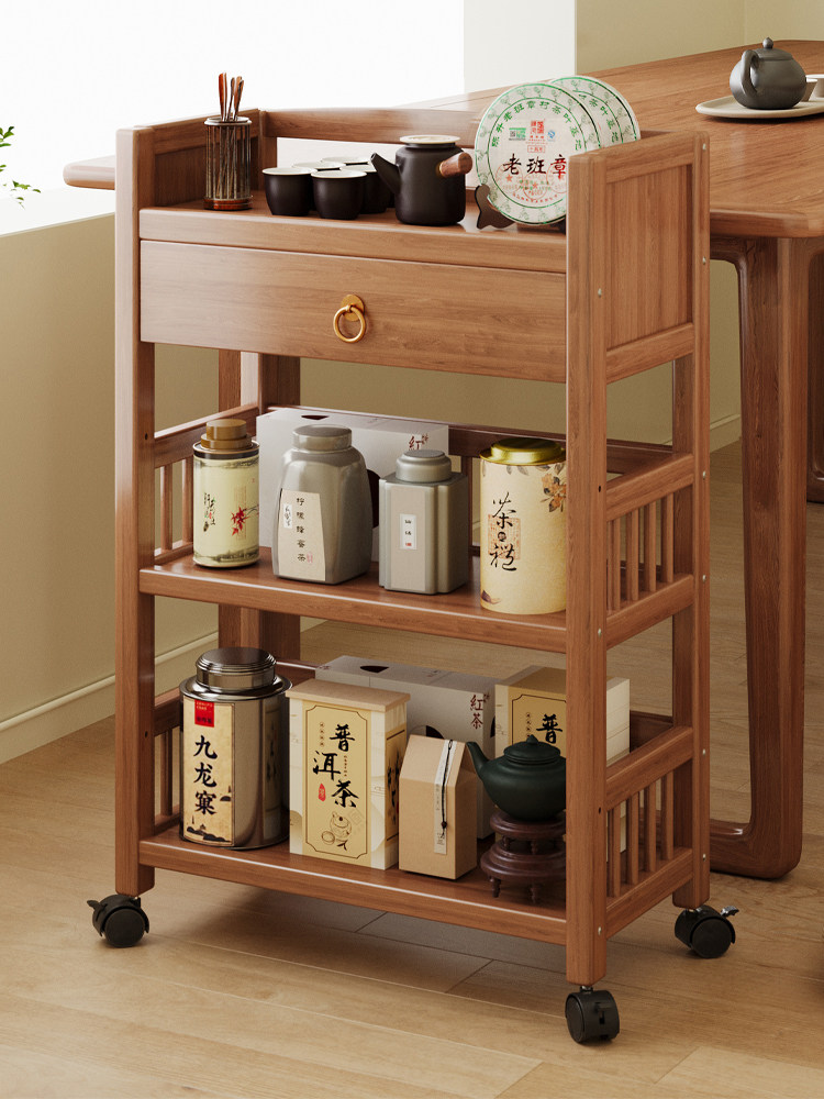 茶柜茶架子置物架客厅茶室小型博古架多层茶叶收纳柜茶具展示柜子