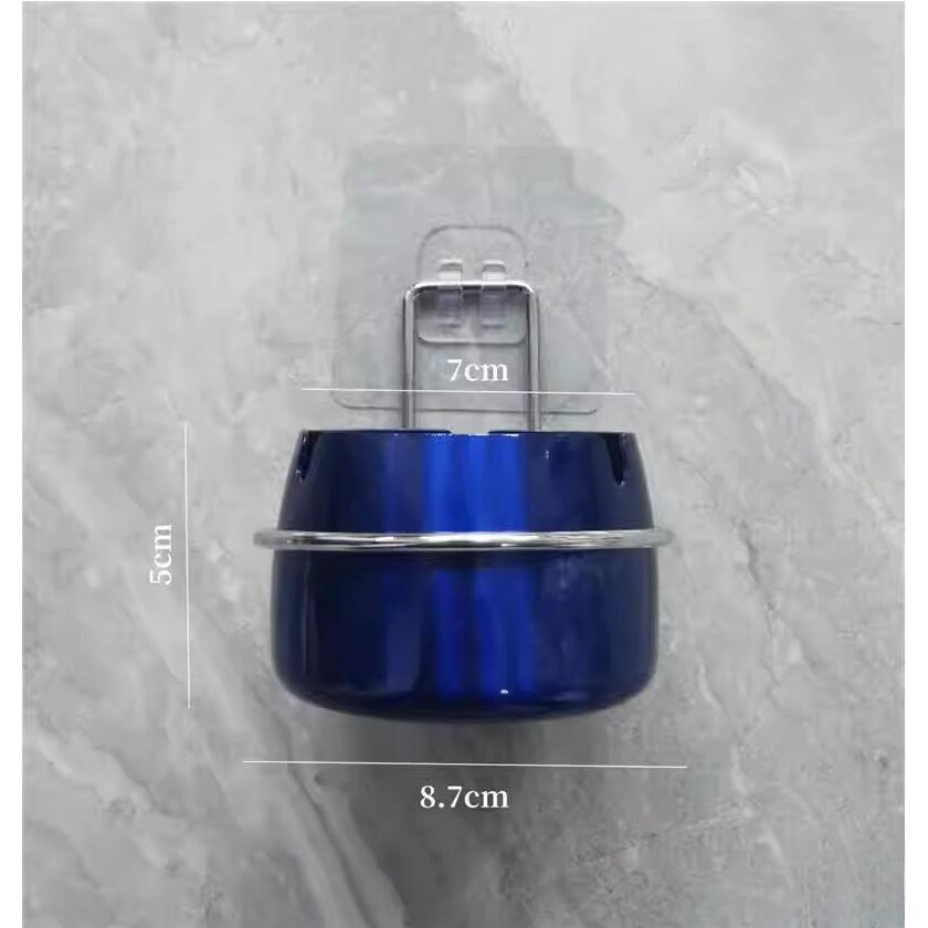 烟灰缸酒吧厕所卫生间挂墙免打孔防飞灰缸壁挂式烟灰缸定制logo商