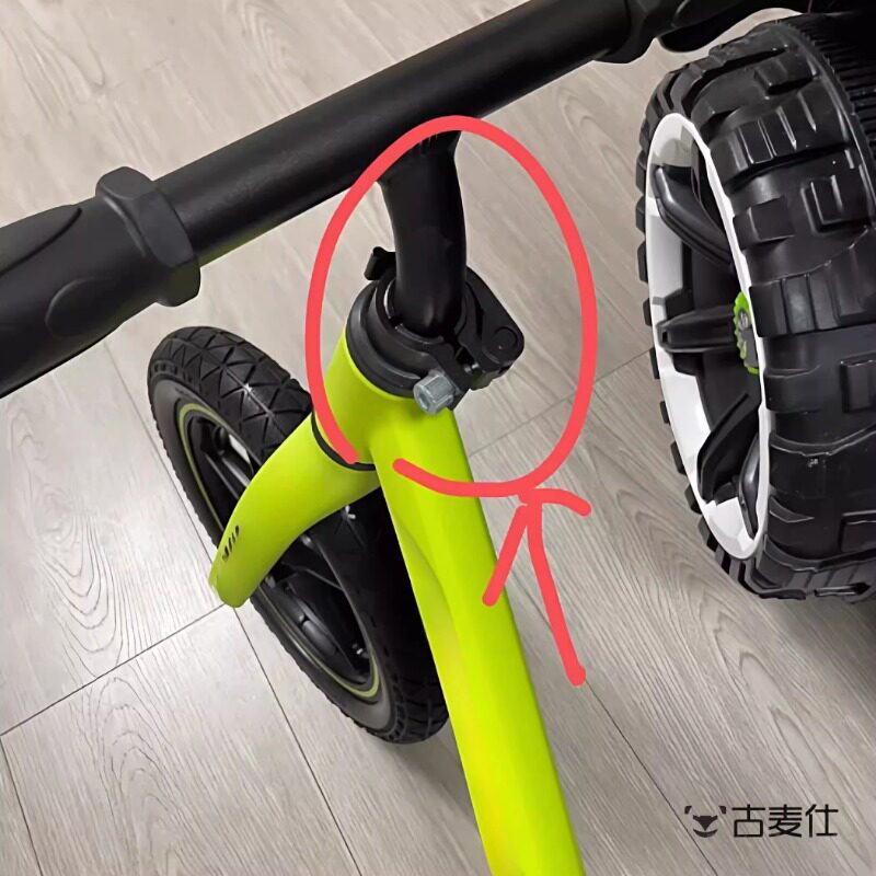 儿童自行车护胸保护套童车骑行软硅胶防撞护具平衡车车把立套