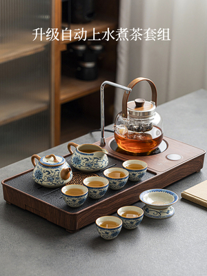 小型高端功夫茶具套装2025新款轻奢高档全自动一体茶盘茶台一整套