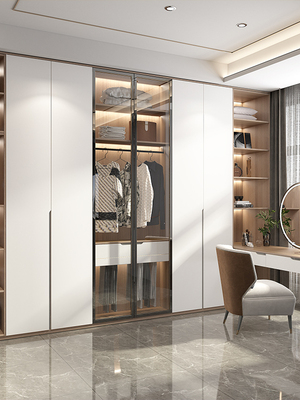 官方金牌衣柜全屋定制整体走入式定制衣柜衣帽间家用卧室柜子定做