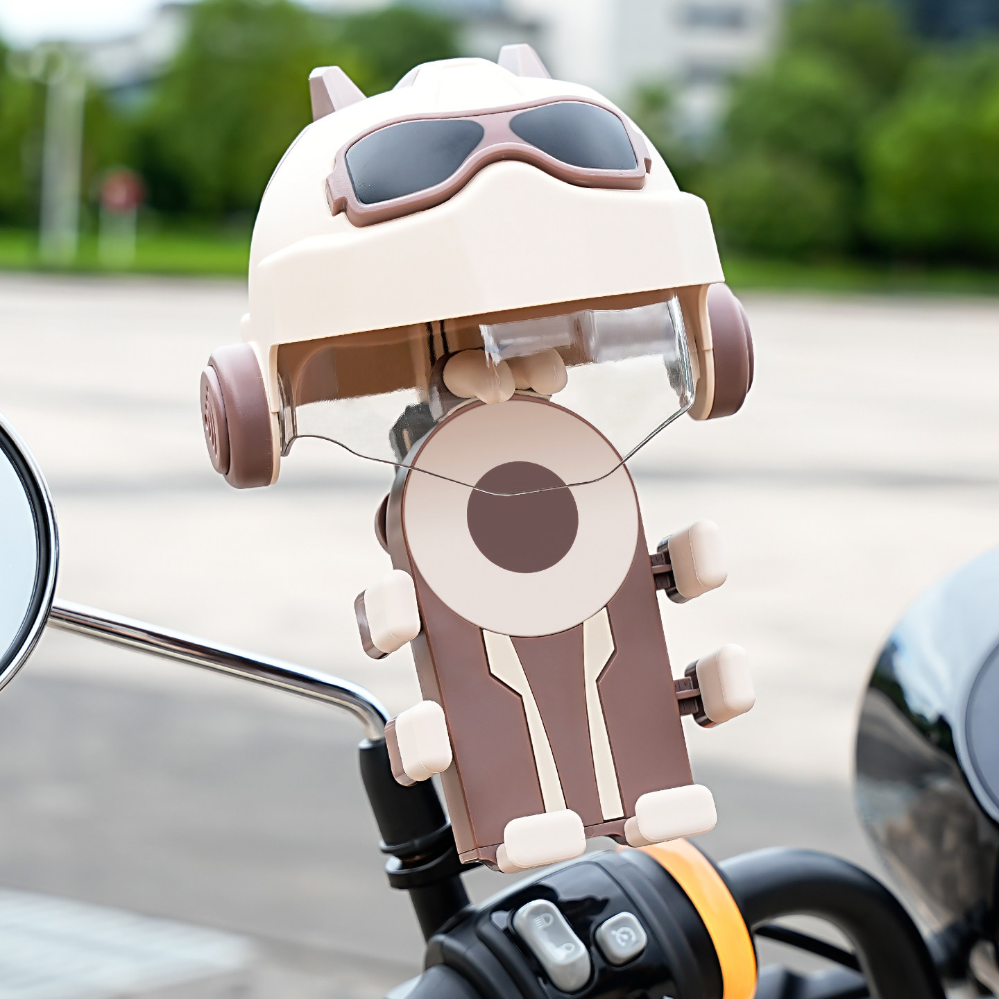 电动车手机支架外卖骑手电瓶摩托车防震防抖车载导航新款遮阳防水