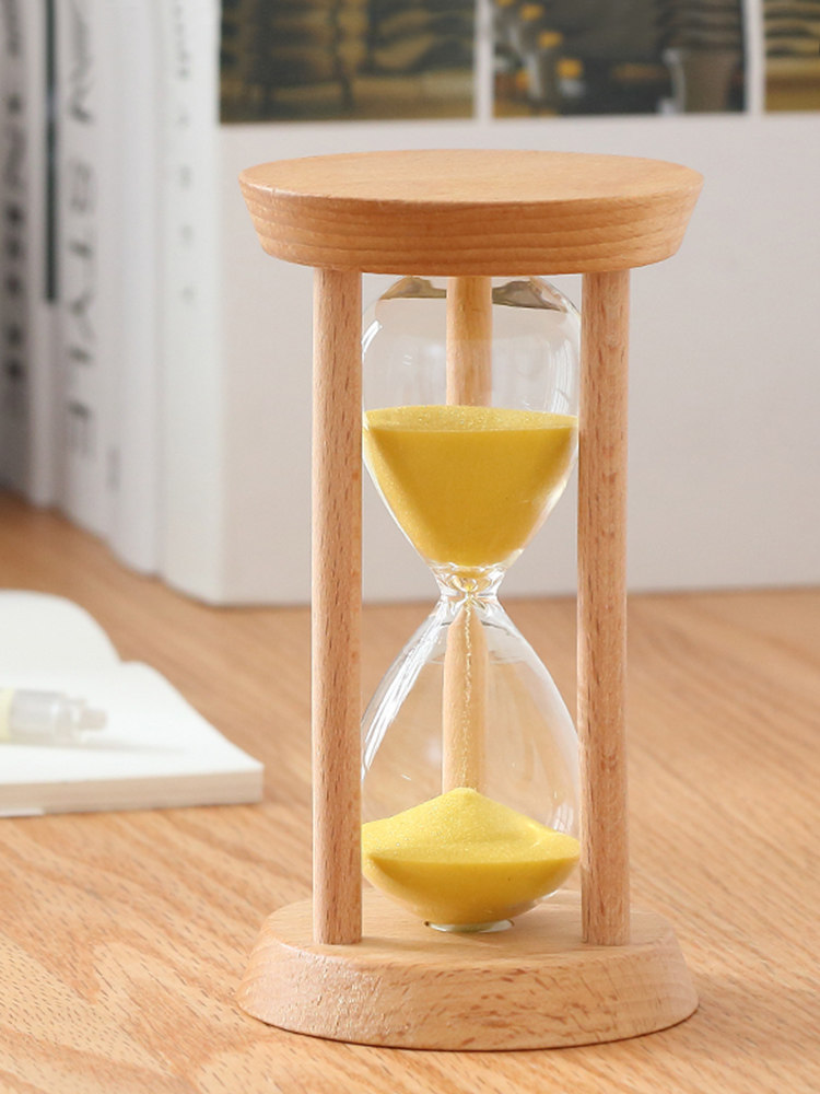 木质时间沙漏计时器儿童3/5/10/15/30分钟20半小时漏斗流沙瓶防摔,3C数码配件,USB多功能数码宝,淘宝优惠券,粉丝福利购,淘宝优惠卷