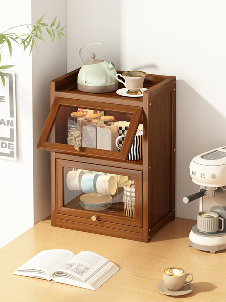 杯子收纳置物架桌面水杯放置柜储物柜杯架防尘茶具茶杯咖啡杯杯架