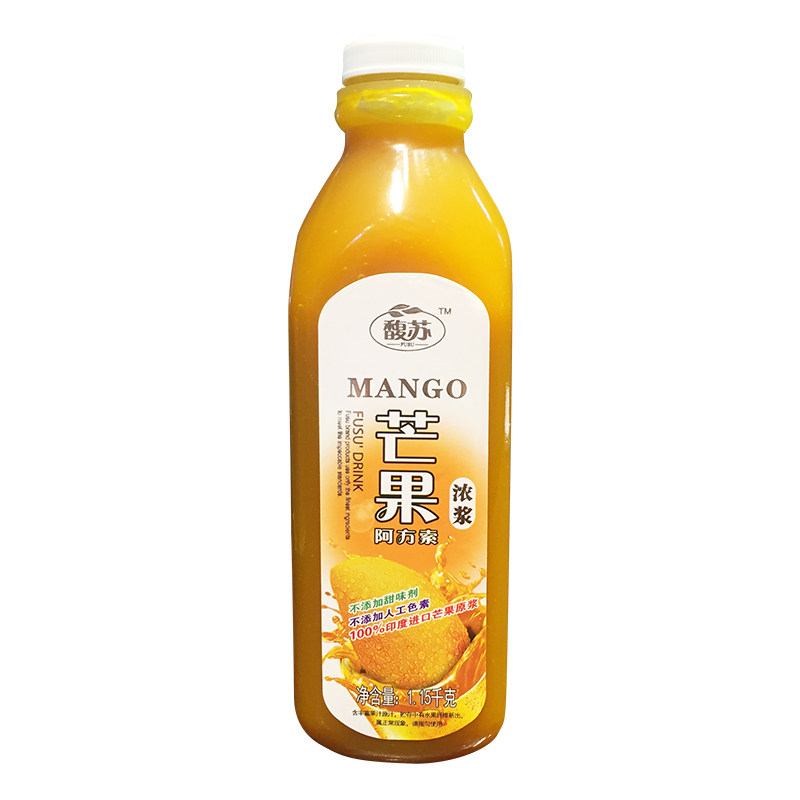 馥苏阿方索芒果汁浓缩果汁奶茶店专用浓浆果酱冲果露饮水果茶原料