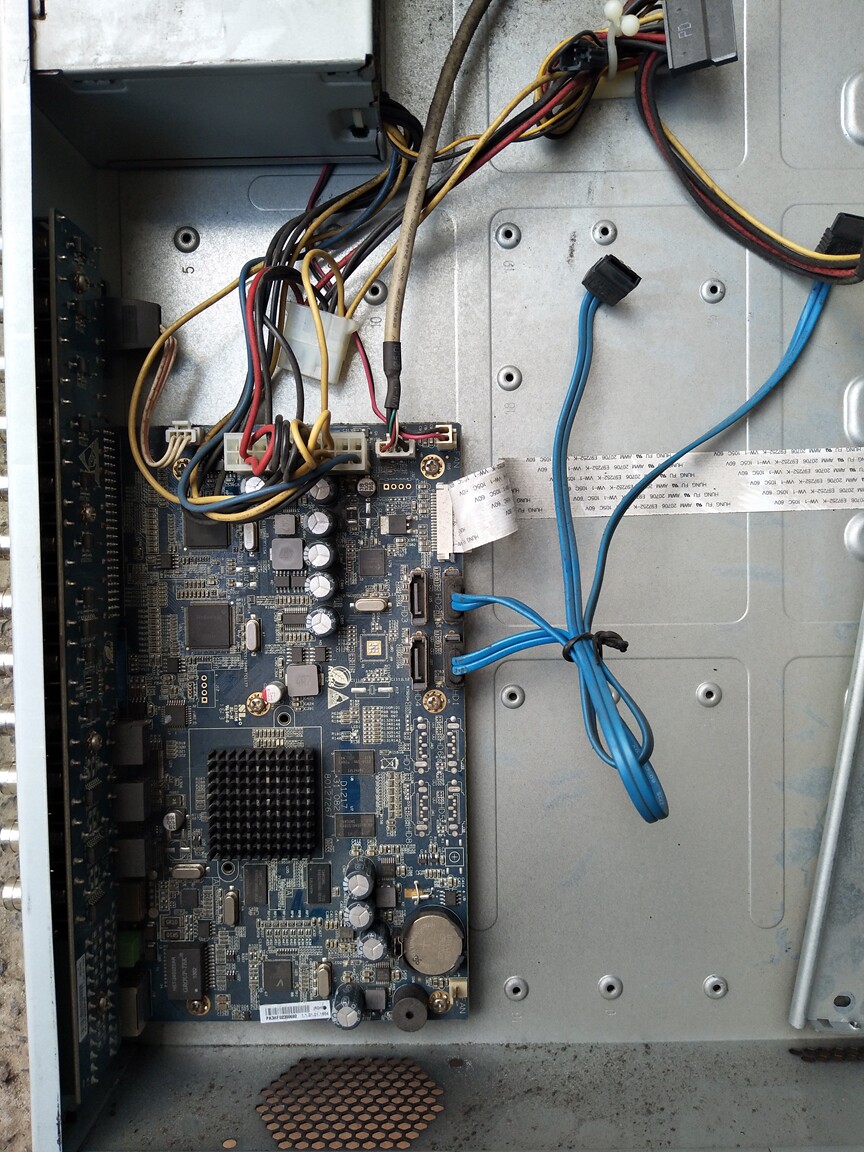 原装16路54系列模拟硬盘录像机 DVR5416 80127267主板