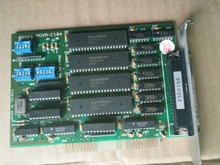 IAS多串口卡 原装 MXA 4口232多串口卡 ISA 摩2O2XA C104