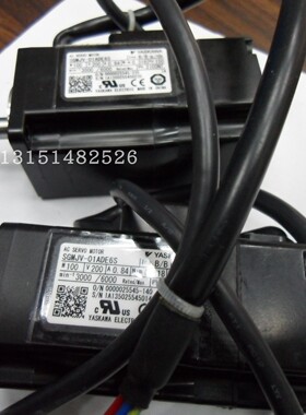 安川伺服电机SGMJV-04ADE6S,AGMJV-01ADE6S 实物图拍摄 成色好