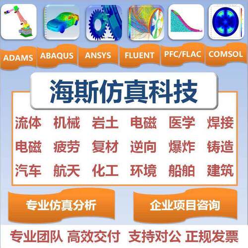 fluent代做彷真/mimics/edem/ansys/lsdyna/abaqus/adams/pfc分析
