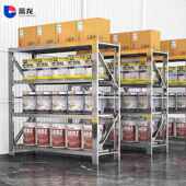 304不锈钢仓储重型货架工厂仓库商用冷库地下室储物多层置物架子