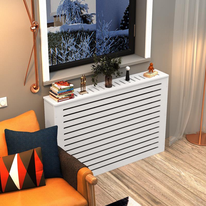 暖气片遮挡装饰暖气遮丑散热罩免打孔暖气装饰盖地暖分水器遮挡罩