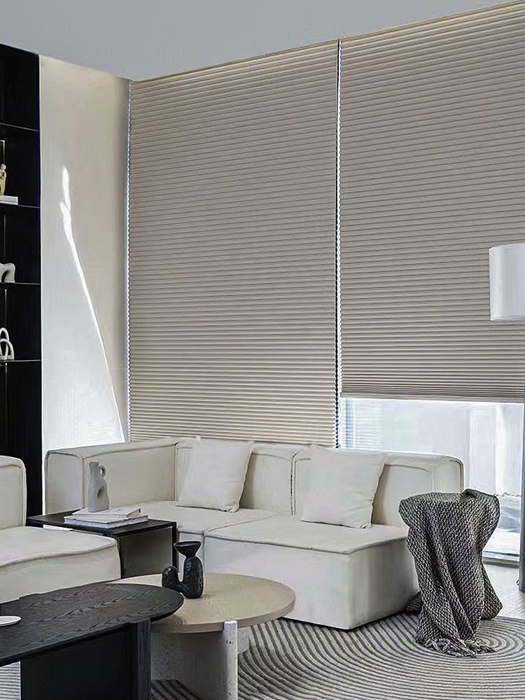 蜂巢帘风琴帘蜂窝隔热降噪免打孔防水全遮光便携环保阳光房折叠