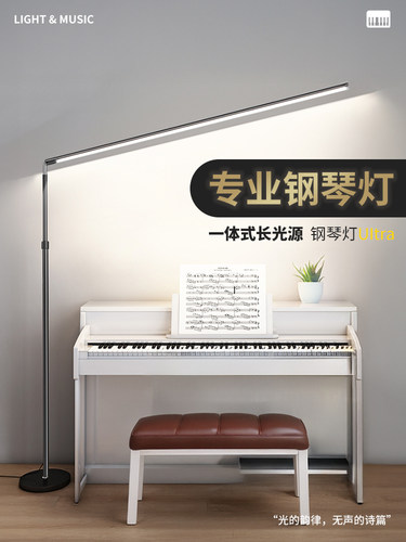 落地钢琴灯练琴专用专业客厅沙发书房立式阅读全光谱护眼学习台灯
