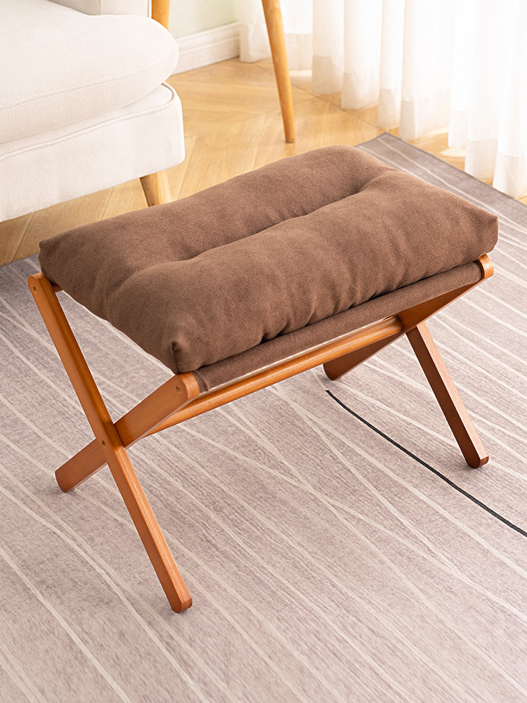 凳子家用小矮凳沙发凳搁脚凳网红折叠板凳客厅茶几现代简约垫脚踏