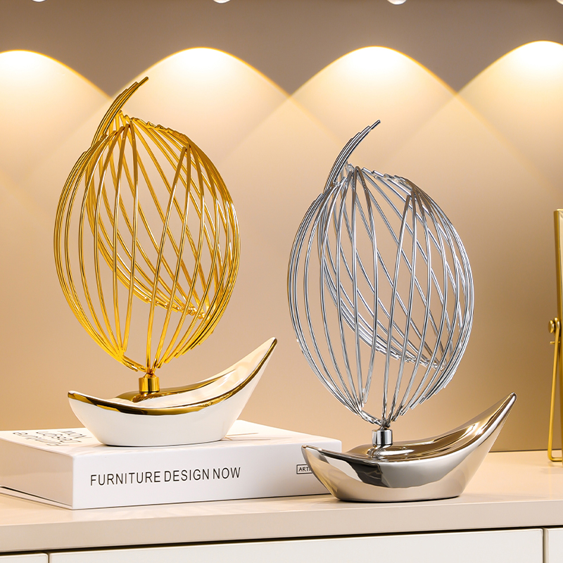 一帆风顺帆船风生水起摆件客厅办公室桌面装饰领导高档高级感小众