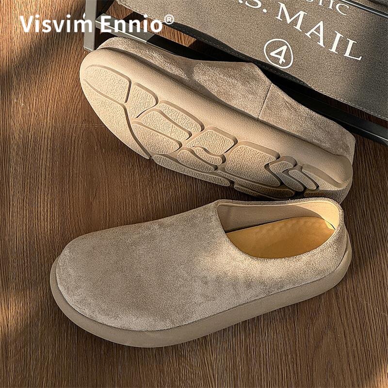VISVIM ENNIO勃肯拖鞋男春季外穿休闲一脚蹬包头半拖个性小众防滑