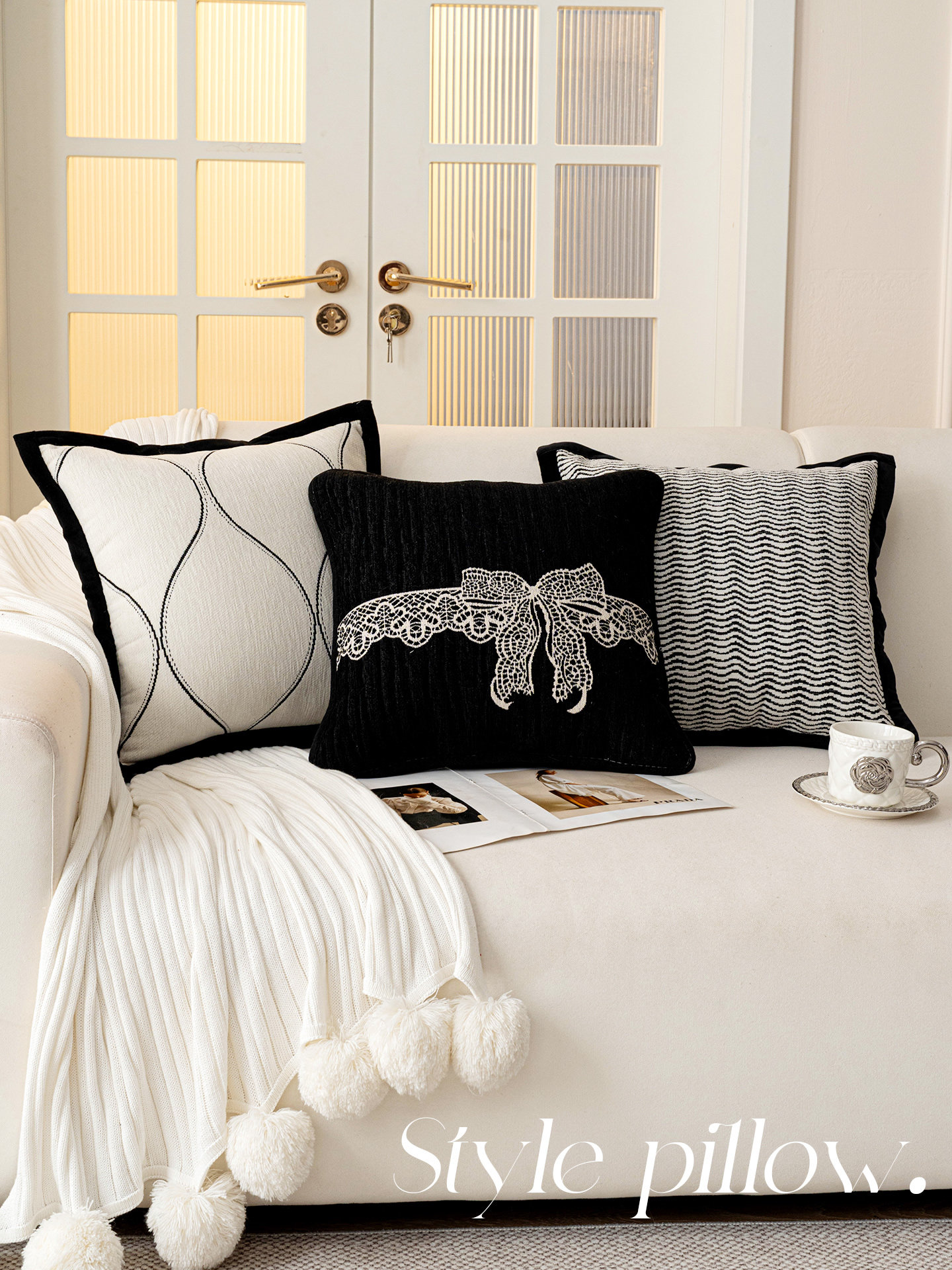 轻奢高级感抱枕靠背垫2026新款沙发靠枕卧室床上靠背枕可拆洗枕套