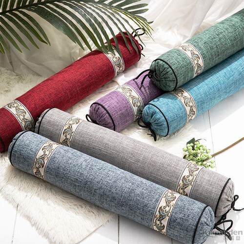 颈椎枕头睡觉专用护颈椎成人睡眠荞麦决明子圆柱加热糖果劲