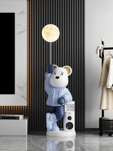 暴力熊客厅大型落地摆件沙发电视柜旁装 饰品轻奢高档乔迁新居礼物