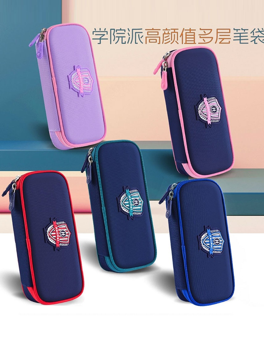 韩版小学初中生男女孩可爱潮流双层简约文具铅笔盒布袋大容量收纳,文具电教/文化用品/商务用品,笔袋,淘宝优惠券,粉丝福利购,淘宝优惠卷