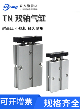 双杆气缸TN20X10X15X20X25X30X40X45X50X75X100X125X150X200X300S