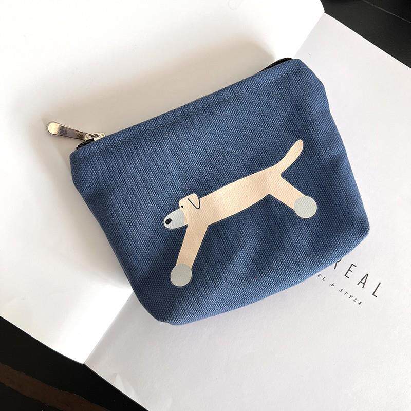 小钱包女小可爱手拿 学生帆布拉链钥匙随身卡通超薄简单ins零钱包